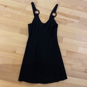 &OTHER STORIES - BLACK DRESS WITH RING STRAPS - SIZE US 2